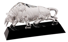 Crystal Bull (13"x7")